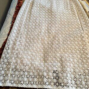 Jupe Magalia (Midi Cream Eyelit Skirt)